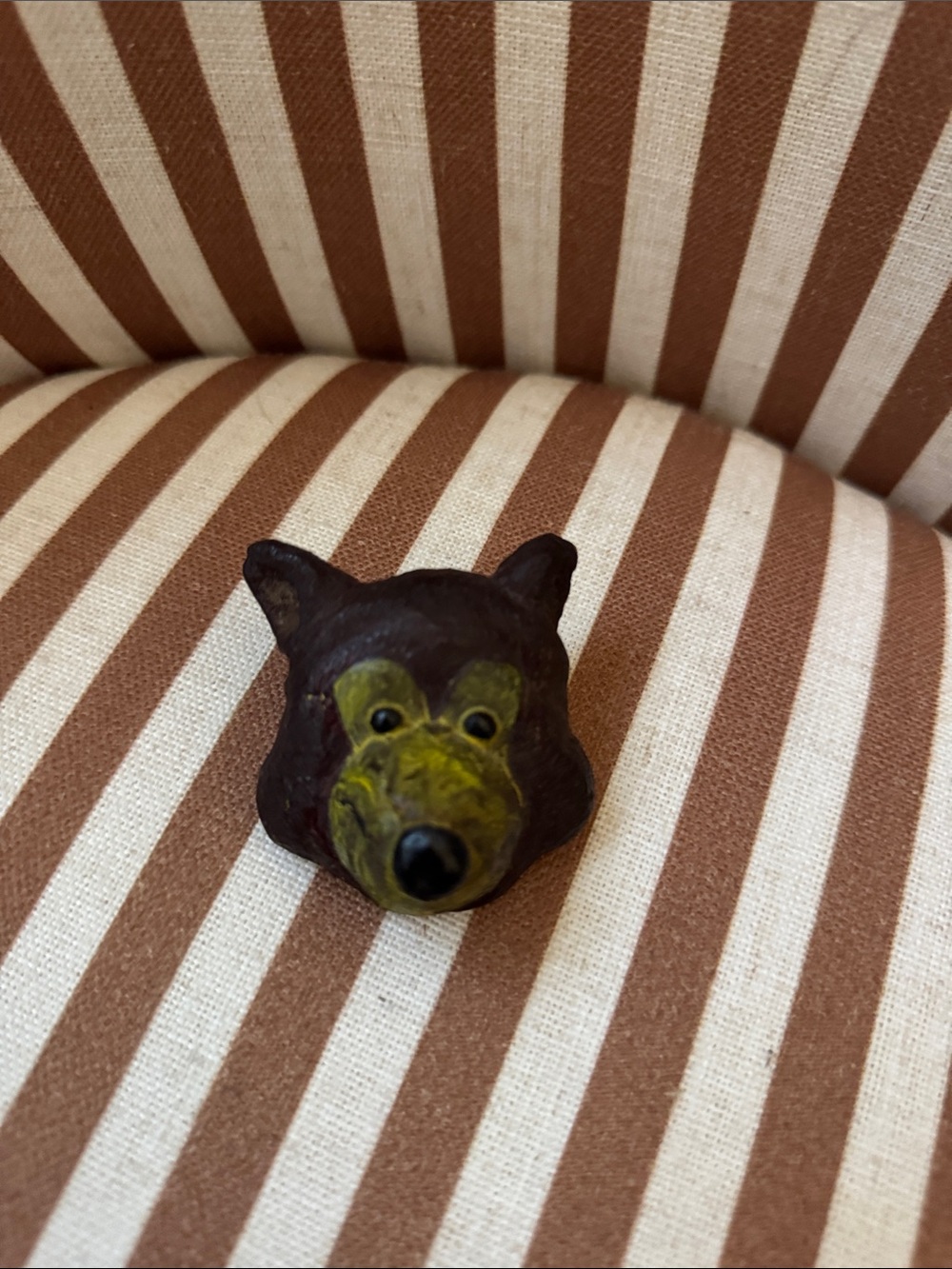 Vintage 1960s Camp Wolverton Bear Neckerchief Slide